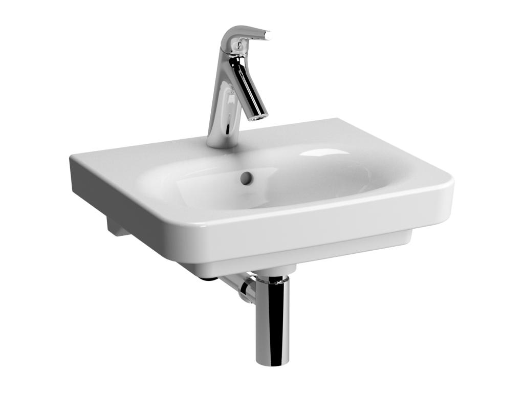 Nest Lavabo, 45 cm Orta Armatür Delikli, Su Taşma Delikli